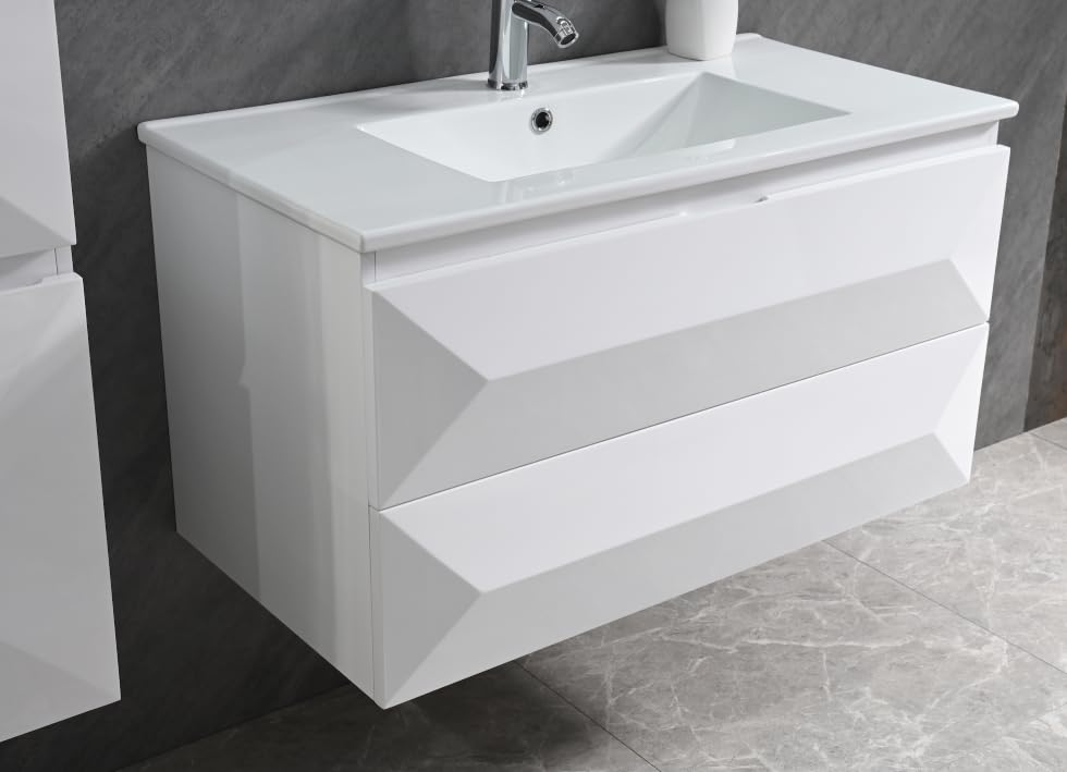 Badmoebel_Set_Miran_Hochglanz_Weiss_Spiegel_Keramik-Waschbecken_Soft-Close_Unterschrank