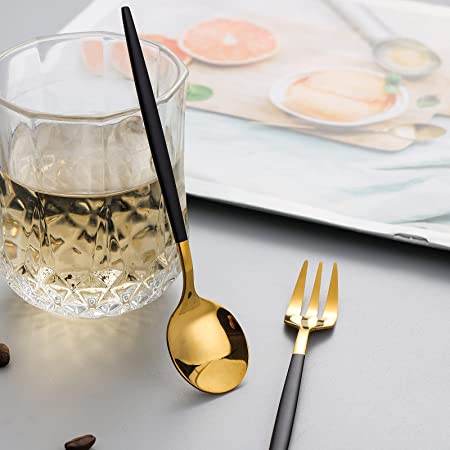 Besteckset_24-teilig_Hochglanzpoliertes_Edelstahlbesteck_fuer_6_Personen_mit_Luxury_Geschenkbox-nero-gold