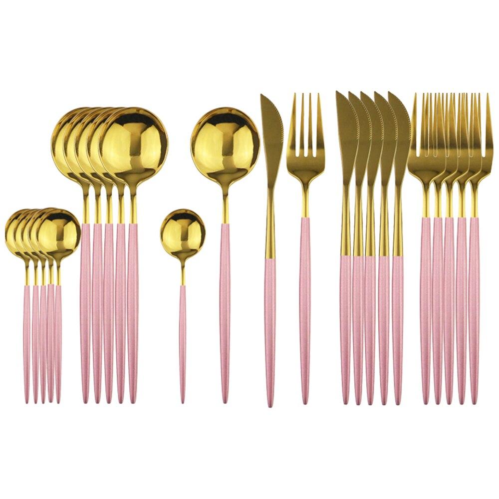 Besteckset_24-teilig_Hochglanzpoliertes_Edelstahlbesteck_fuer_6_Personen_mit_Luxury_Geschenkbox-pink-gold