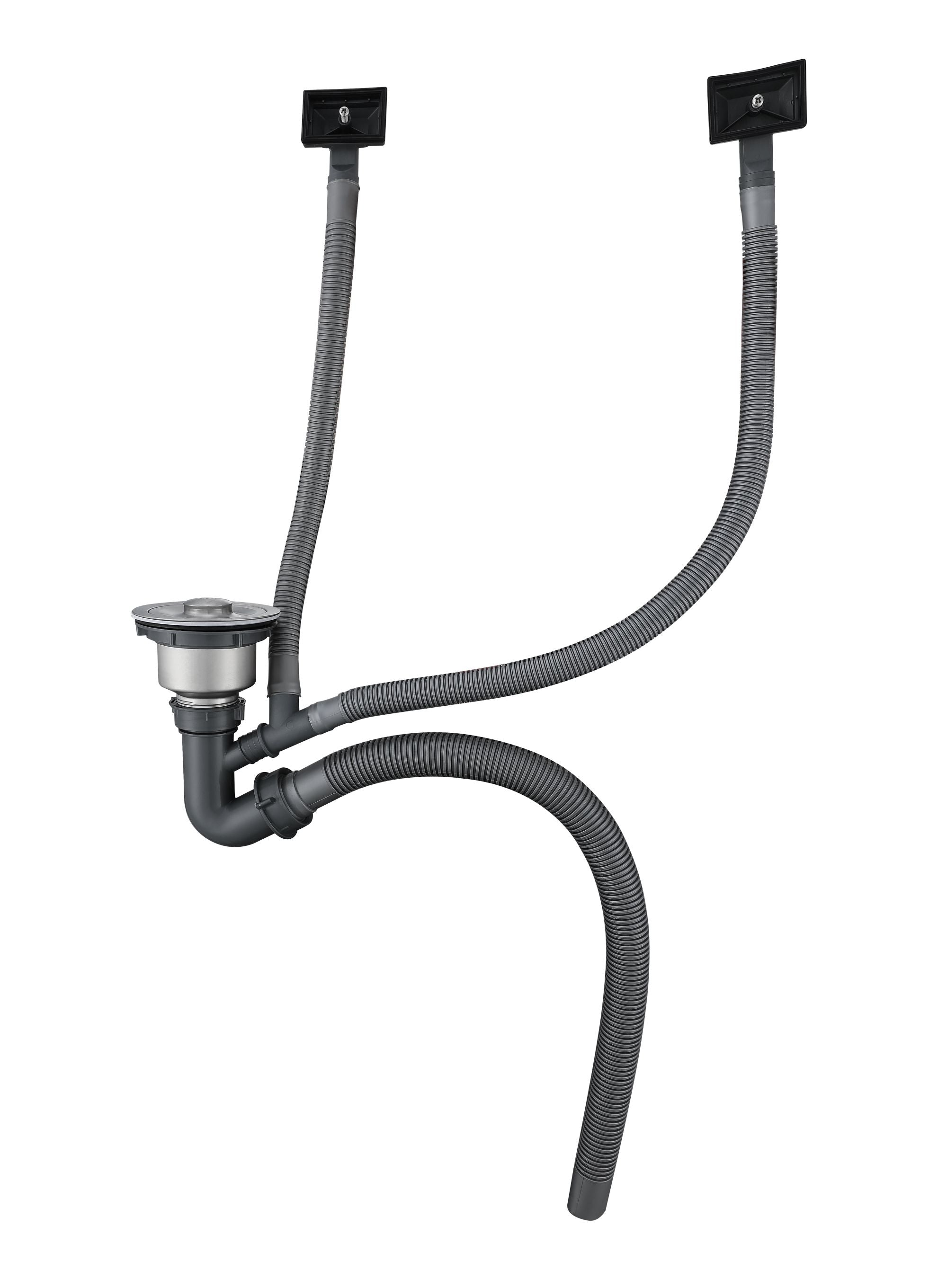 Faizee Home Edelstahlspüle Schwarz SUS304 mit Armatur Auswahl