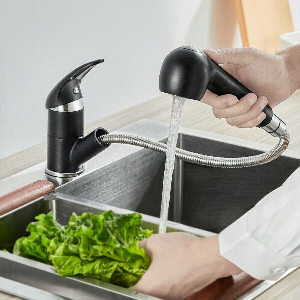 Daga Küchenarmatur mit ausziehbarer Brause – Moderner Einhebelmischer aus Messing