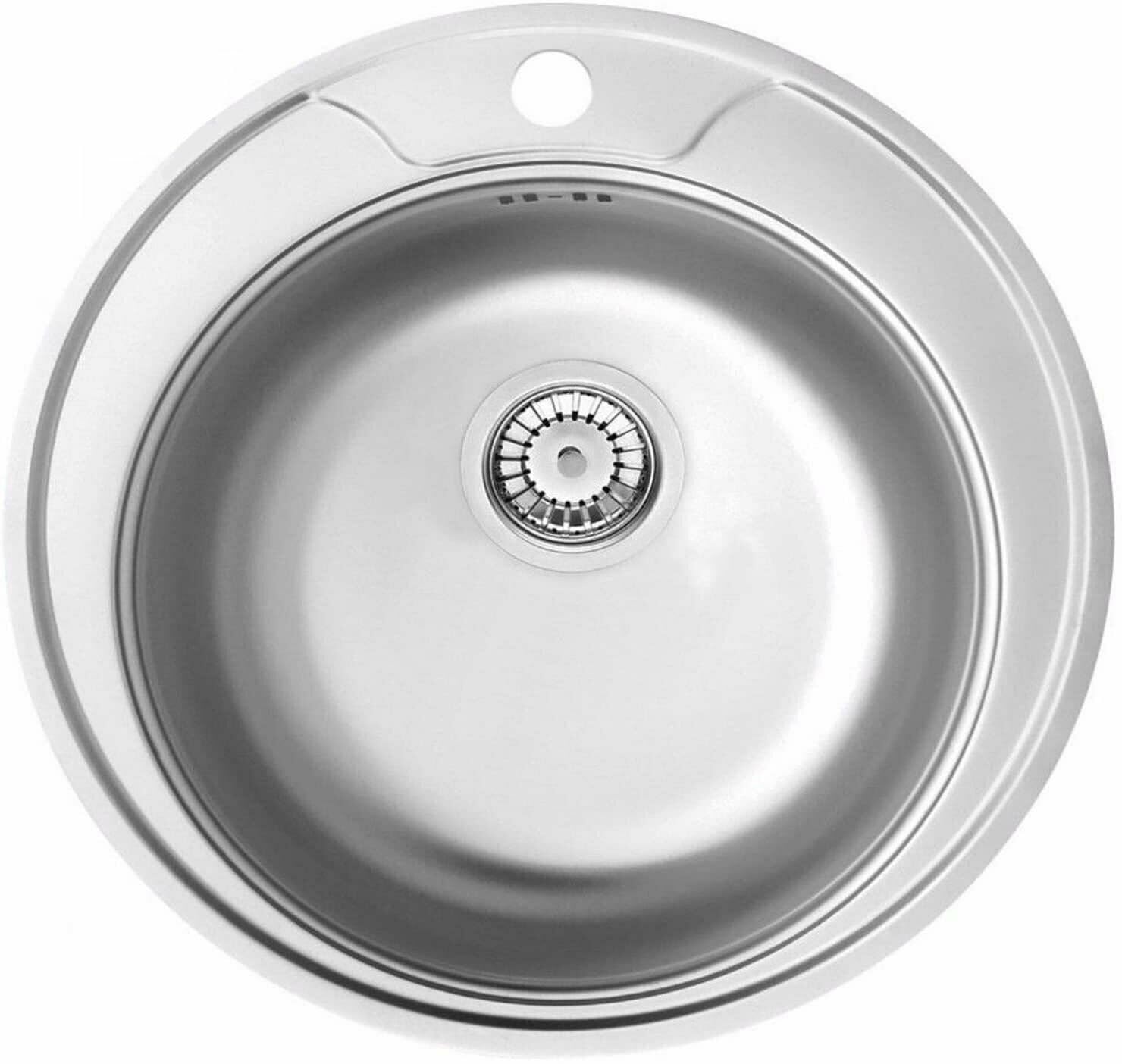 Edelstahl Einbauspüle mit Chrom-Armatur – Satiniert, pflegeleicht & langlebig Inkl. Siphon-Set