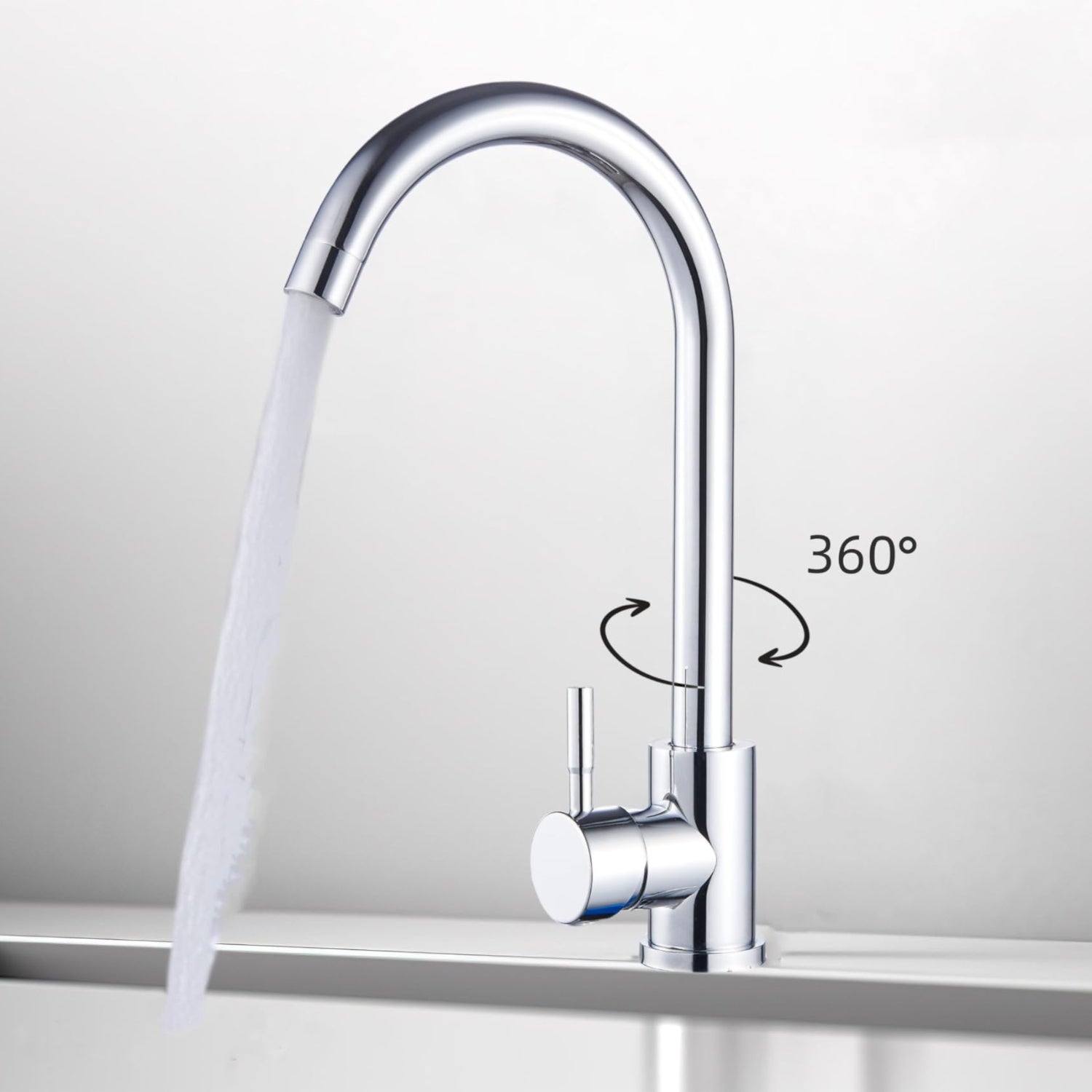 Edelstahl Einbauspüle mit Chrom-Armatur – Satiniert, pflegeleicht & langlebig Inkl. Siphon-Set