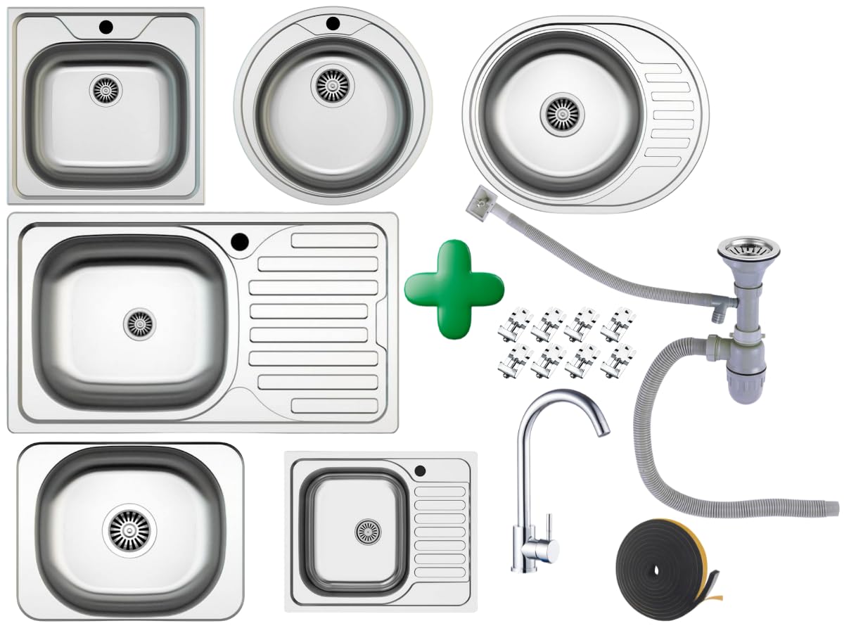 Edelstahl_Einbauspuele_mit_Chrom-Armatur_Satiniert_pflegeleicht_langlebig_Inkl._Siphon-Set