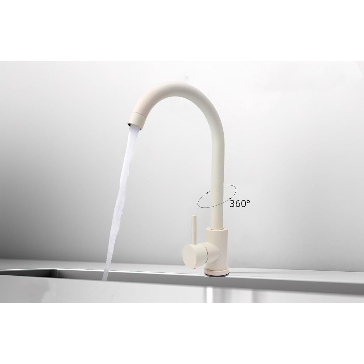 Faizee_Home_Granit_Einbauspuele_90x50_cm_Spuelbecken_mit_Abtropfflaeche-Kuechenspuele_inkl._Armatur_Siphon-Set_Kratzfest_hitzebestaendig_fuer_45_cm_Unterschraenke_wess