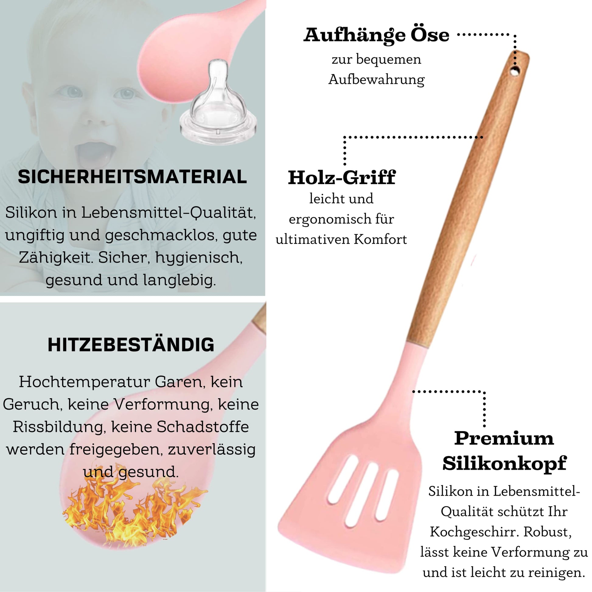 Faizee Möbel Küchenhelfer Set 12-teilig