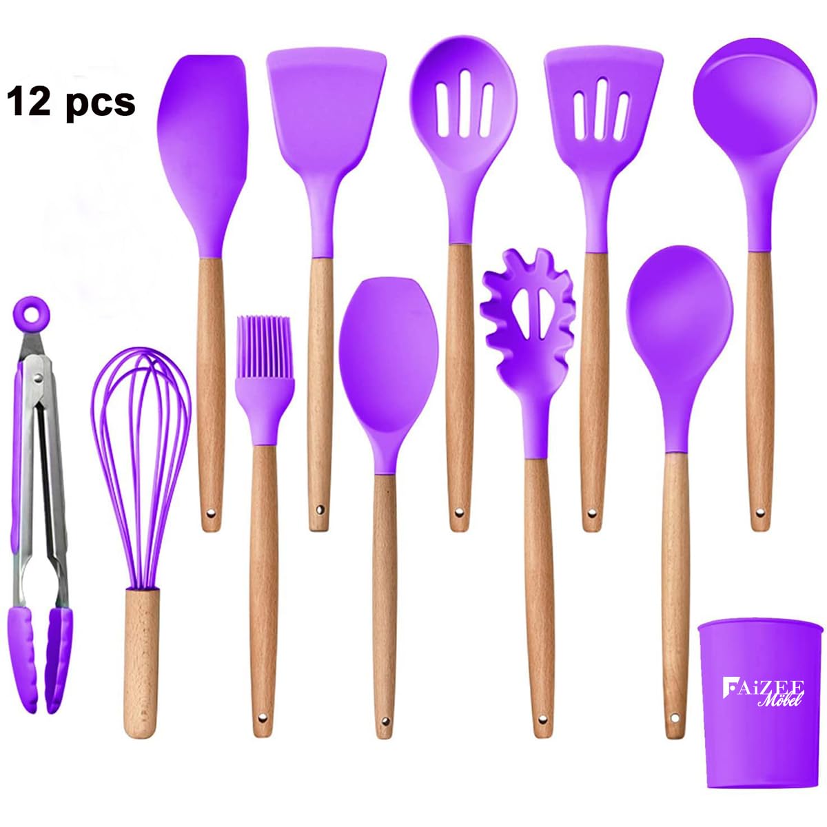 Faizee Möbel Küchenhelfer Set 12-teilig