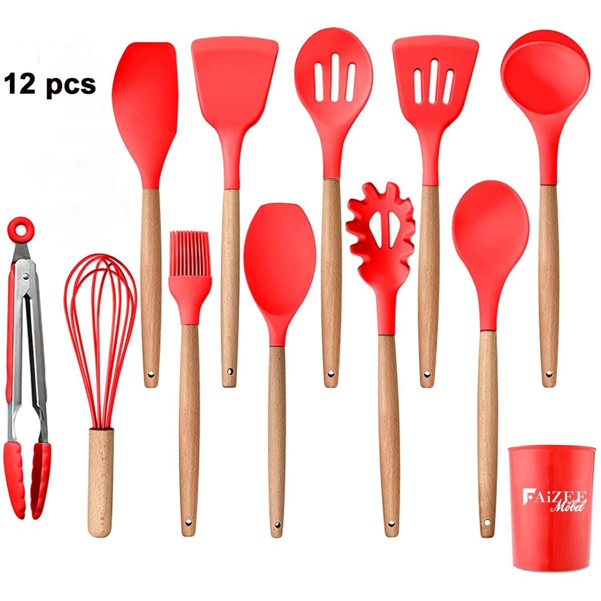 Faizee Möbel Küchenhelfer Set 12-teilig