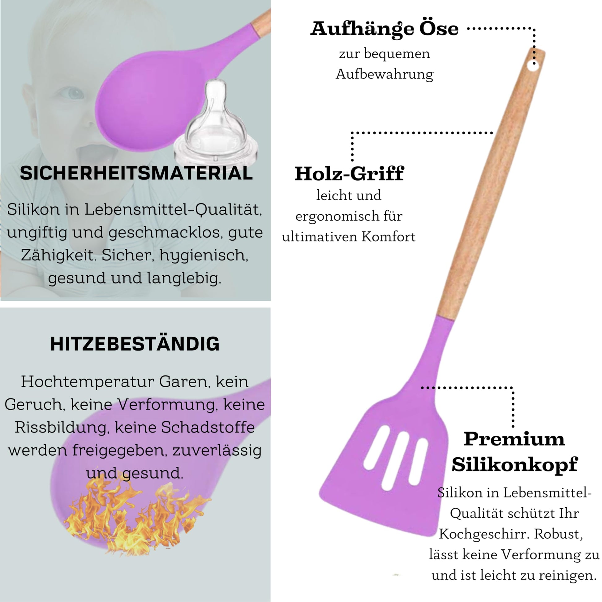 Faizee Möbel Küchenhelfer Set 12-teilig