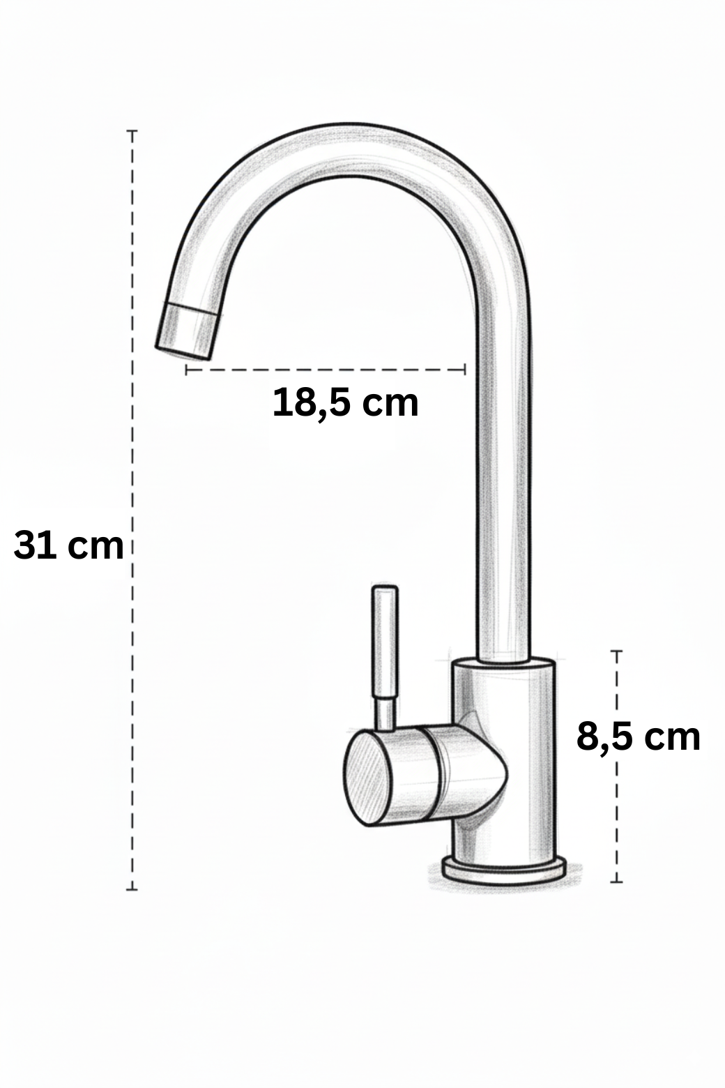 Edelstahl Einbauspüle mit Chrom-Armatur – Satiniert, pflegeleicht & langlebig Inkl. Siphon-Set