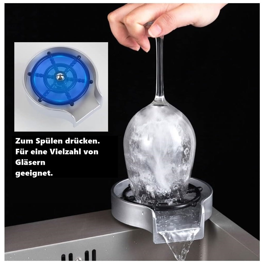 Quantum Edelstahlspüle 75x45 cm mit Nanotechnologie