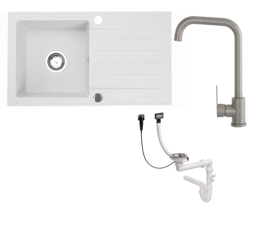 Granitspuele_Alisha_75x43_5_cm_Armatur_Steel_in_5_verschiedenen_Farben