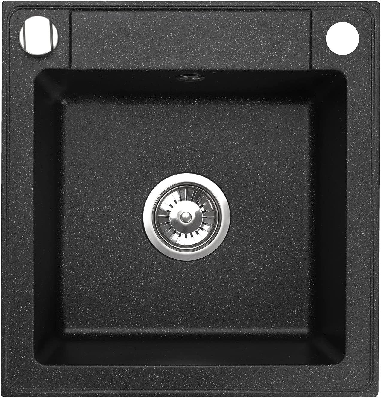 Granitspuele_Belmondo_44x46_cm_Reversibel_einbaubare_Kuechenspuele_in_Schwarz_Hitzebestaendig_Kratzfest