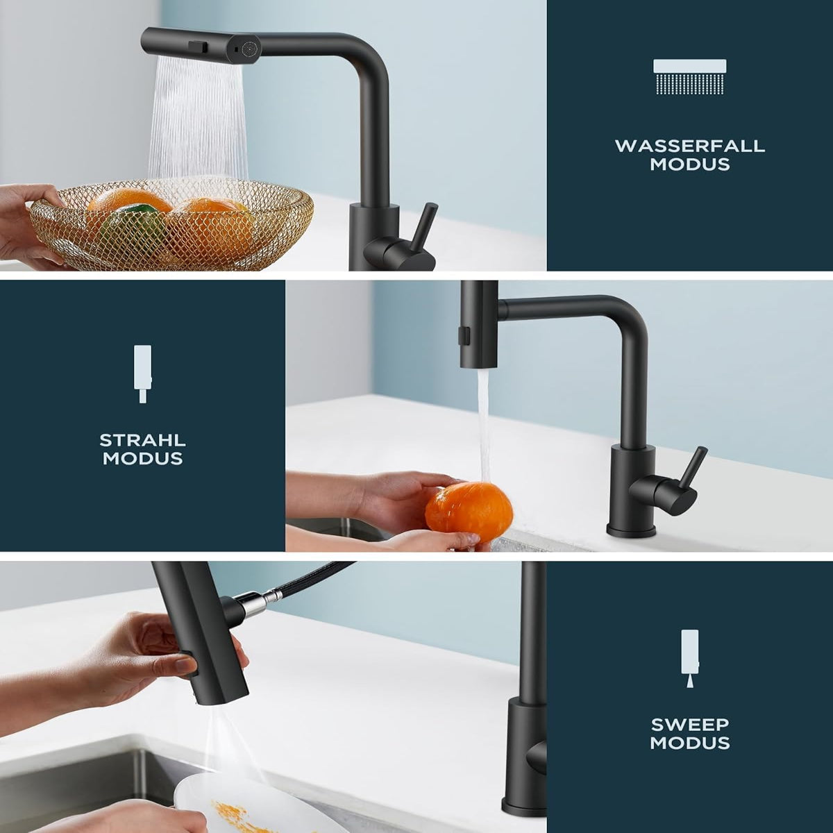 Granitspuele_Element_90x50_cm_mit_Abtropfflaeche_inkl._Armatur_Siphon-Set