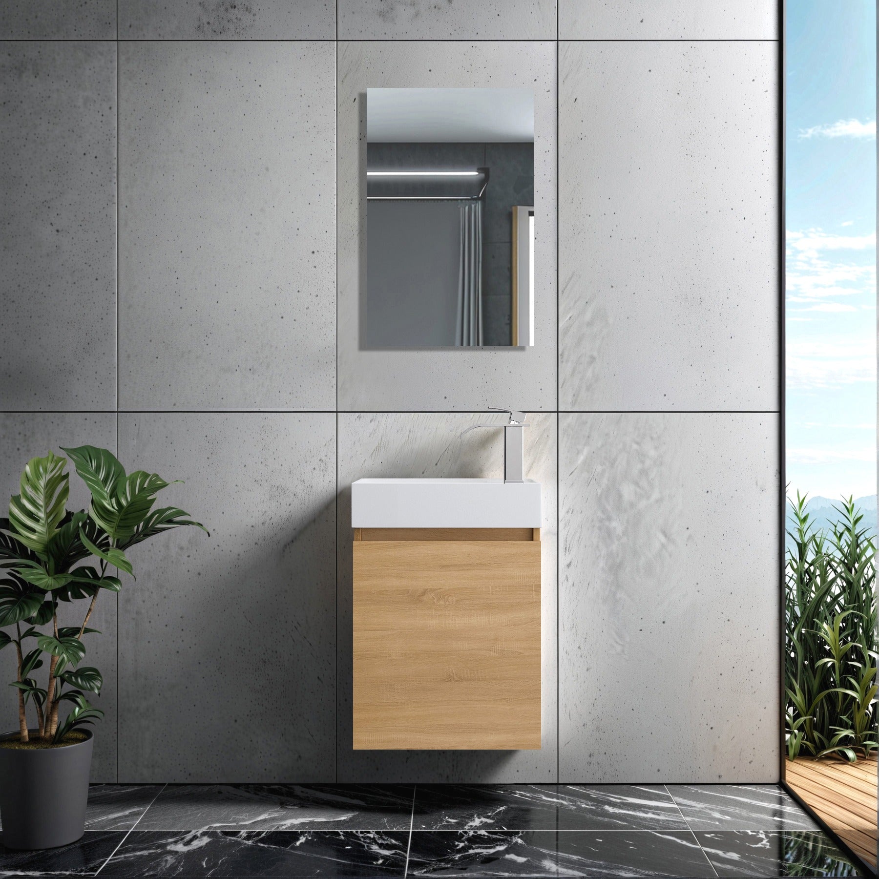 Faizee Home Rikka Badmöbel Set – Individuell wählbar