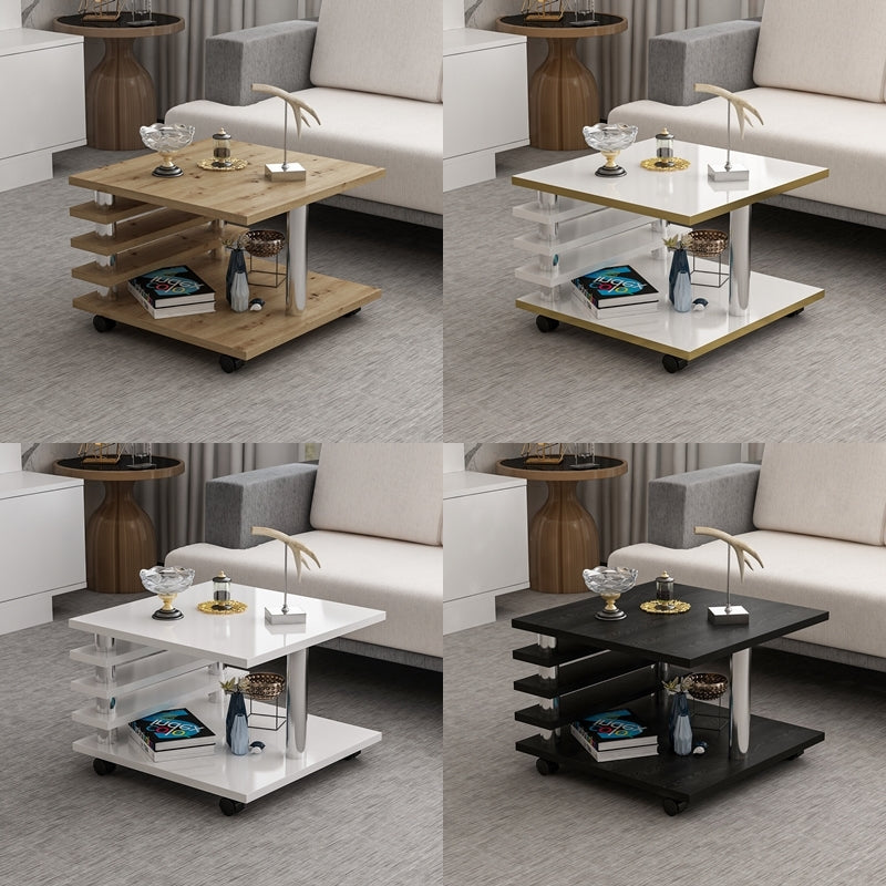 Couchtisch 65x65 cm melaminbeschichtet, elegant-Farboptionen