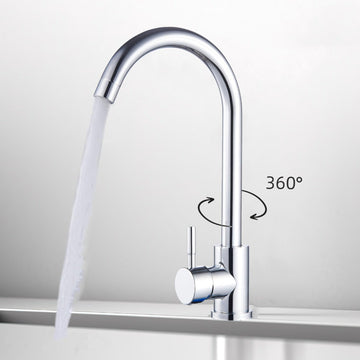 Küchenarmatur Genial – Hochwertige Spültischarmatur aus Messing inkl. Montageset