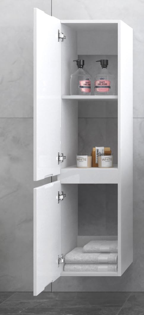 Miran_Badmoebel-Set_90_cm_Hochglanz_Weiss_oder_Schwarz_mit_Spiegel_Soft-Close_vormontiertem_Unterschrank