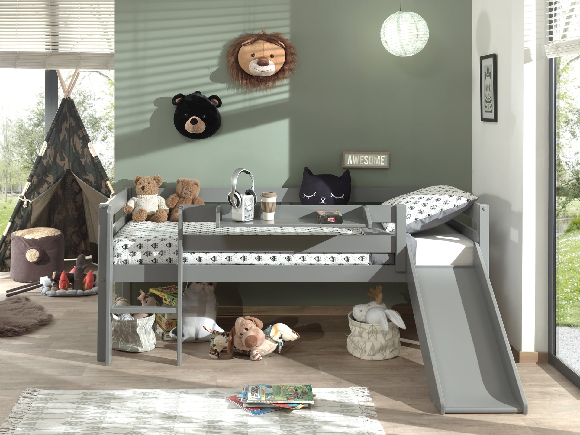 Kojen-Spielbett mit Liegefläche 90 x 200 cm