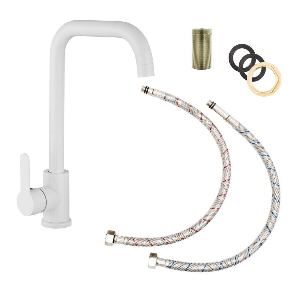 STEEL_Kuechenarmatur_360_drehbarer_Wasserhahn_aus_Edelstahl_Messing_Keramikkartusche_Standard-Montage