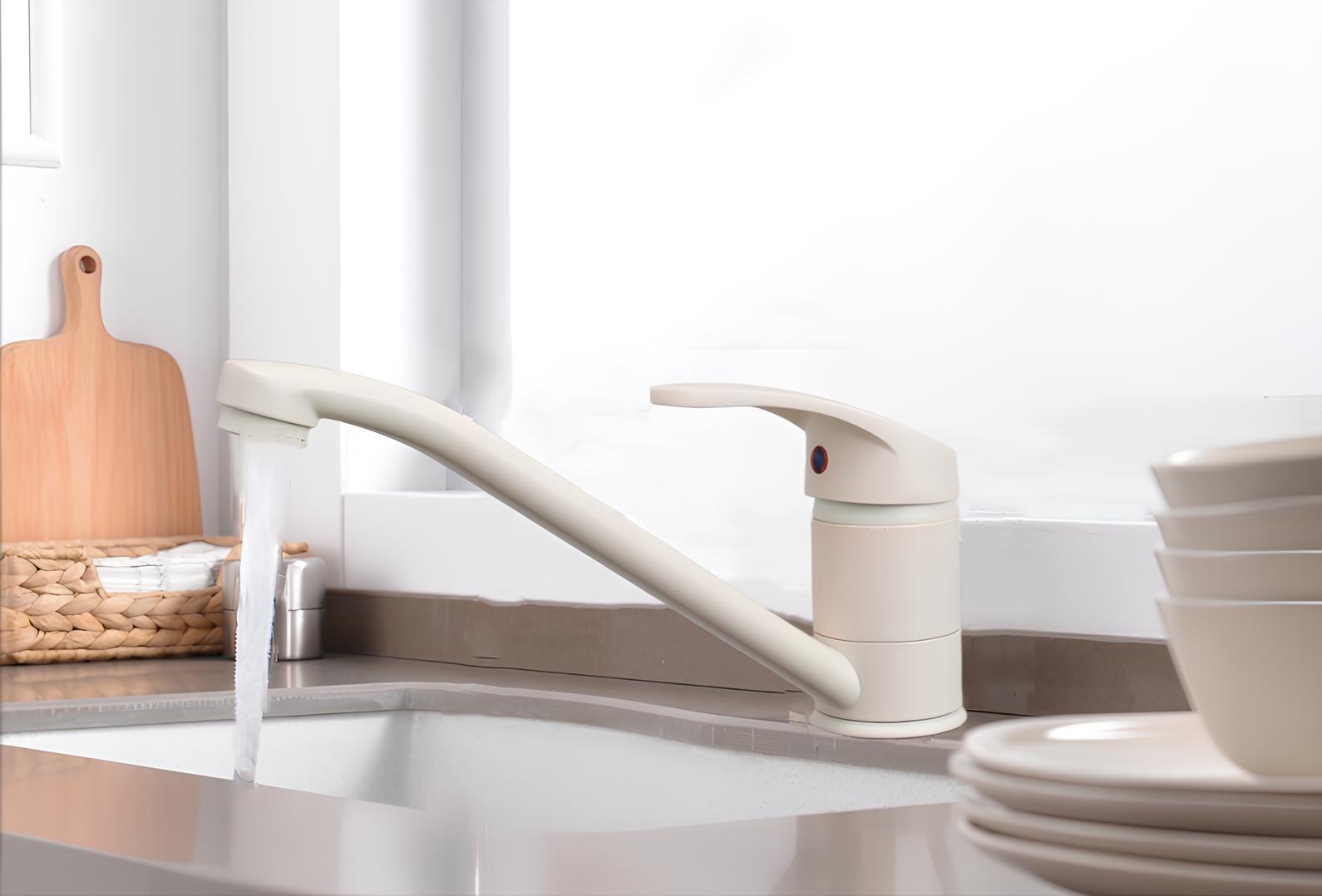 Armatur Smart – Einhebelmischer mit schwenkbarem Auslauf | Wasserhahn für Spülbecken | Inkl. Montageset