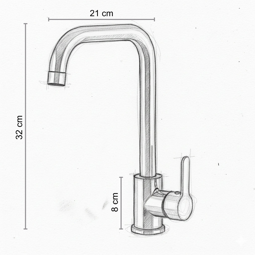 Granitspuele_Milano_49x52_cm_Armatur_Steel_inkl._Siphon-Set