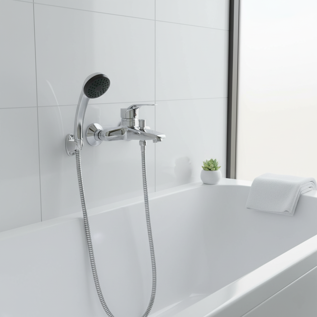 VESTO Badewannenarmatur mit Duschset – Eleganz trifft Funktionalität