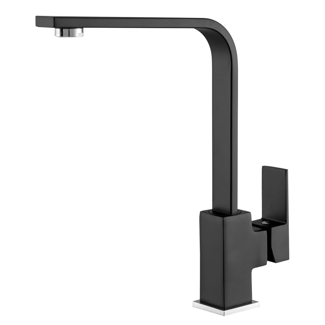 Belmondo Einbau-Granitspüle 44 x 46 cm, inklusive Siphon-Set, Armatur wählbar