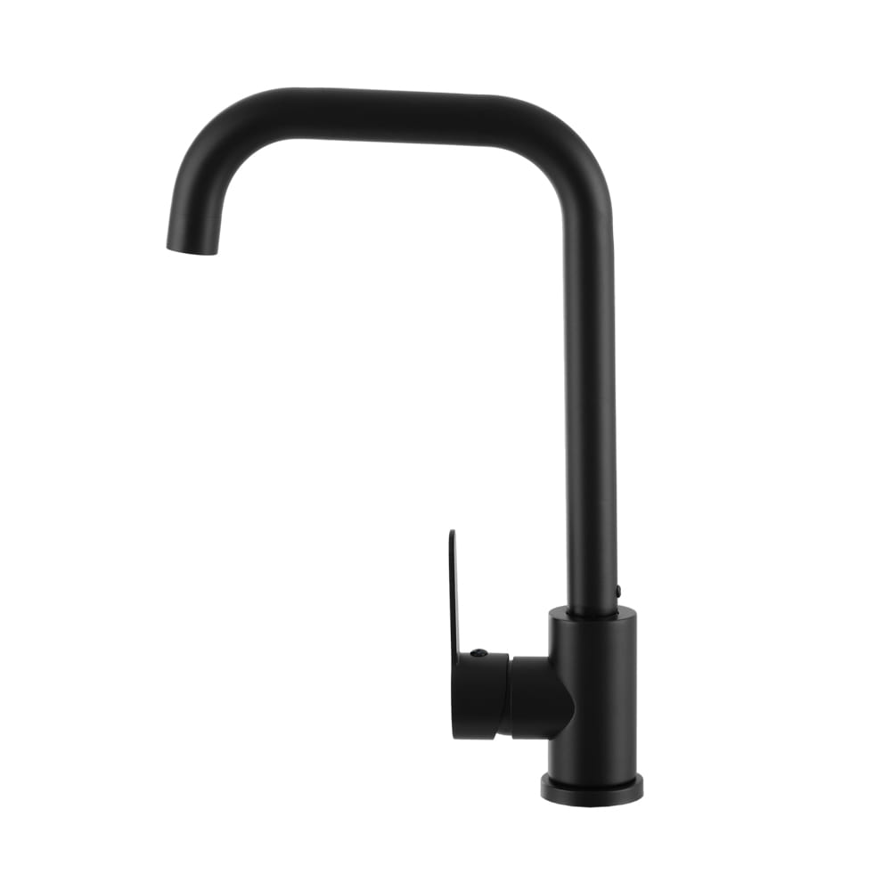 Belmondo Einbau-Granitspüle 44 x 46 cm, inklusive Siphon-Set, Armatur wählbar