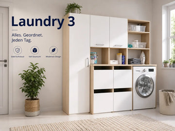 Laundry 3 Waschmaschinenumbauschrank Mehrzweckschrank-Set