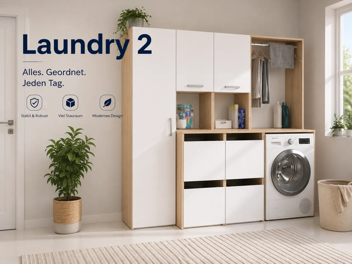 Laundry2 Waschmaschinenumbauschrank Mehrzweckschrank-Set