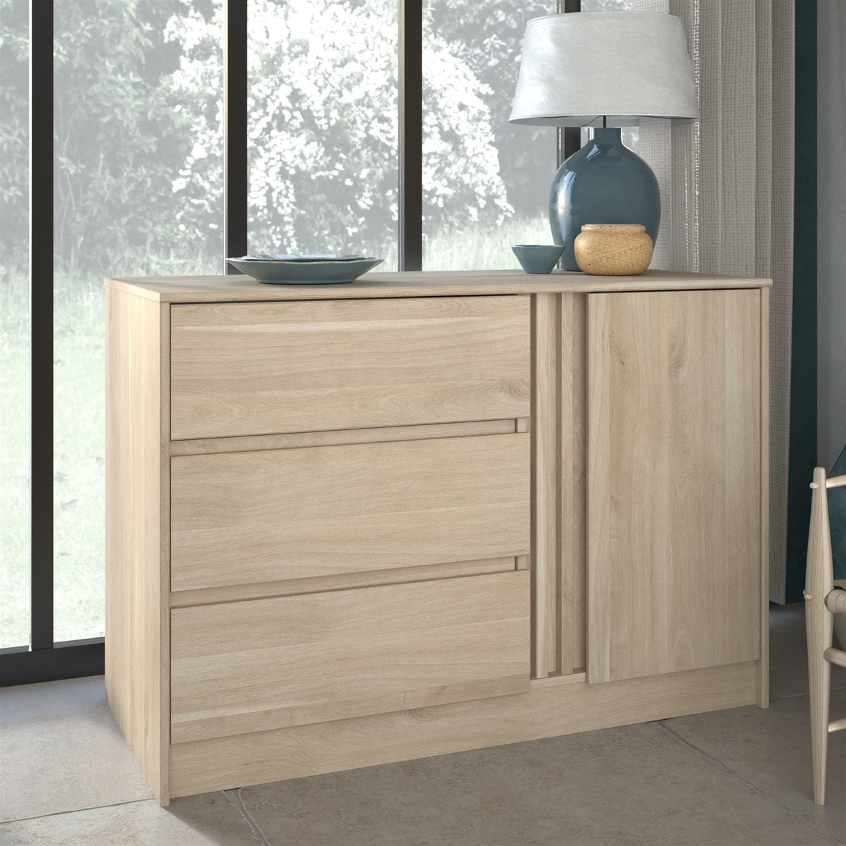 Parisot Escale 5 – Modernes Sideboard in Japanischer Eiche