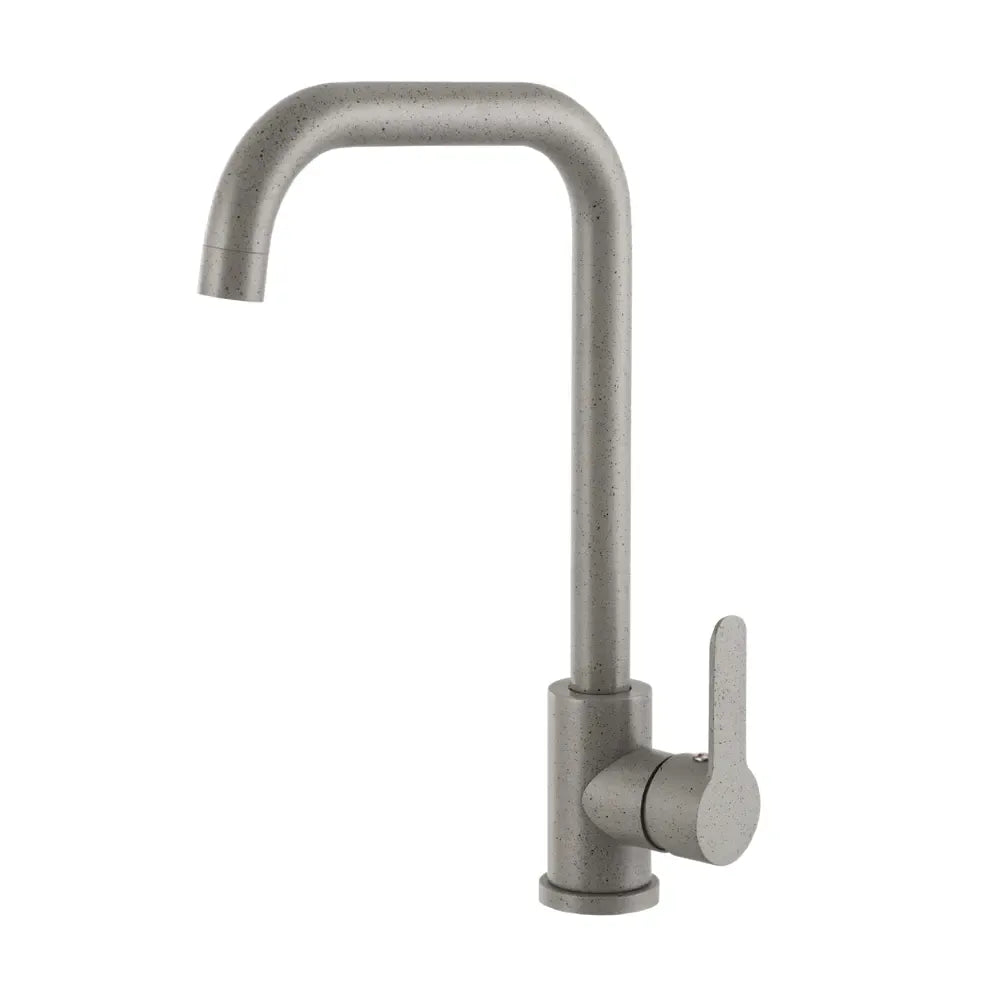 Faizee Möbel STEEL Küchenarmatur 360° drehbar – Edelstahl & Messing