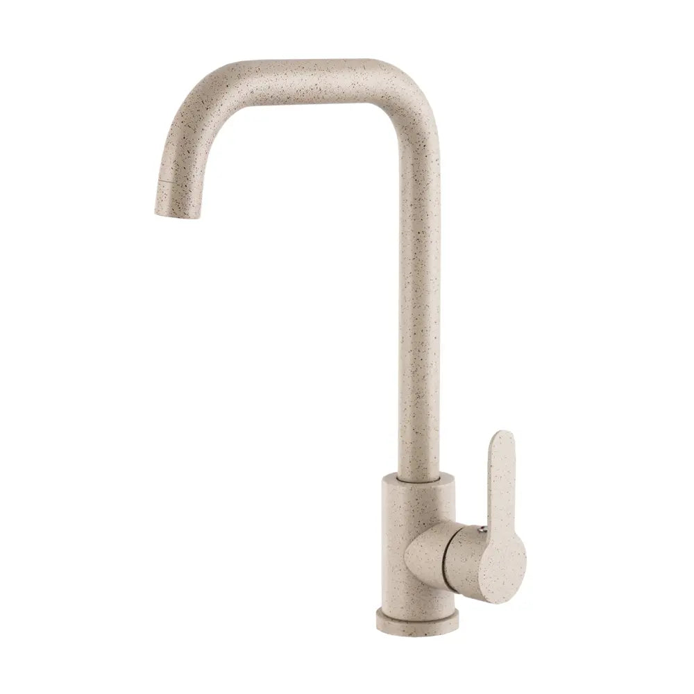 Faizee Möbel STEEL Küchenarmatur 360° drehbar – Edelstahl & Messing