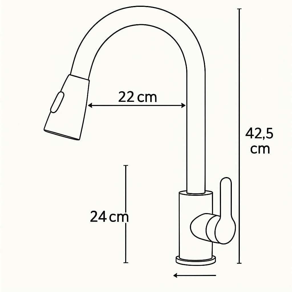 Faizee Home Future Serie Edelstahlspüle Schwarz mit Spülkorb, Seifenspender & Armaturenauswahl