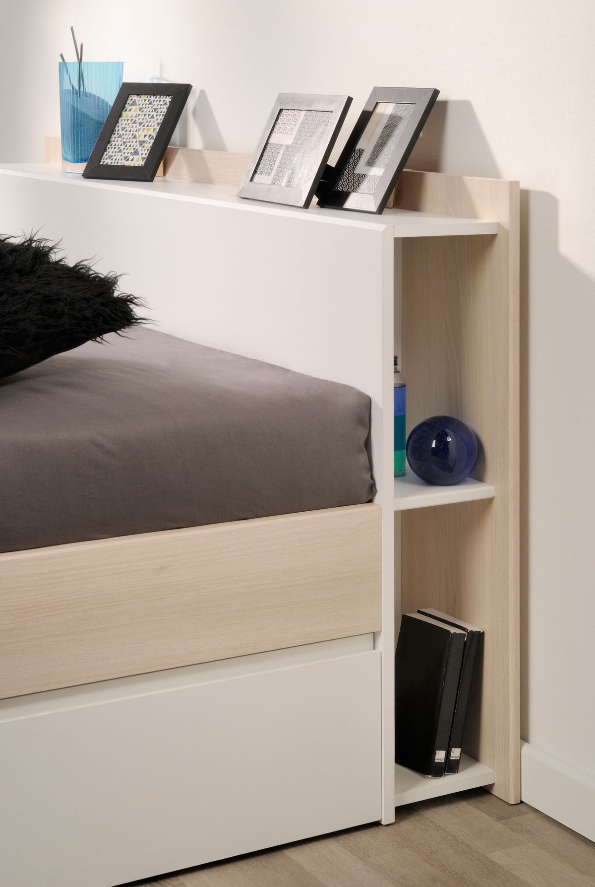 Parisot Most 5 Bett 140x200 cm mit Stauraum, Kopfteil & Schubladen