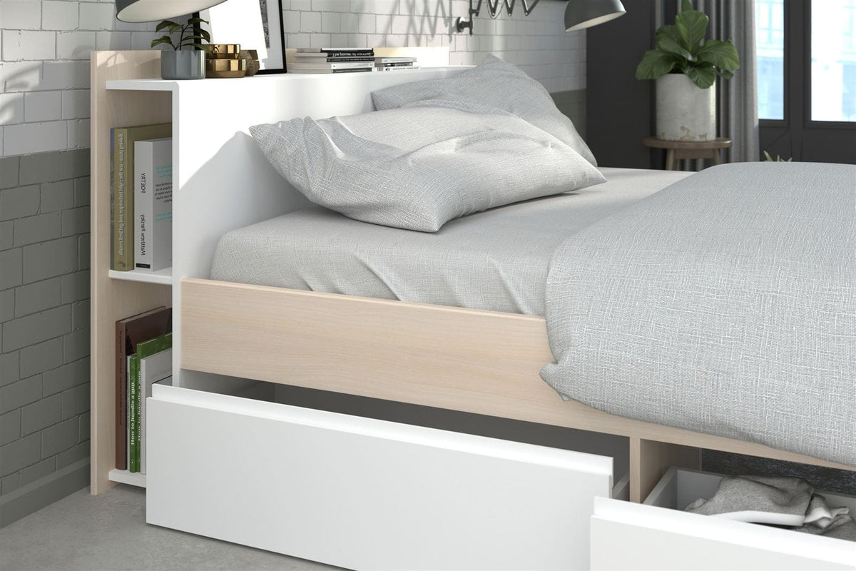 Parisot Most 59 Jugendzimmer Set 140x200 cm Bett Schreibtisch Kommode