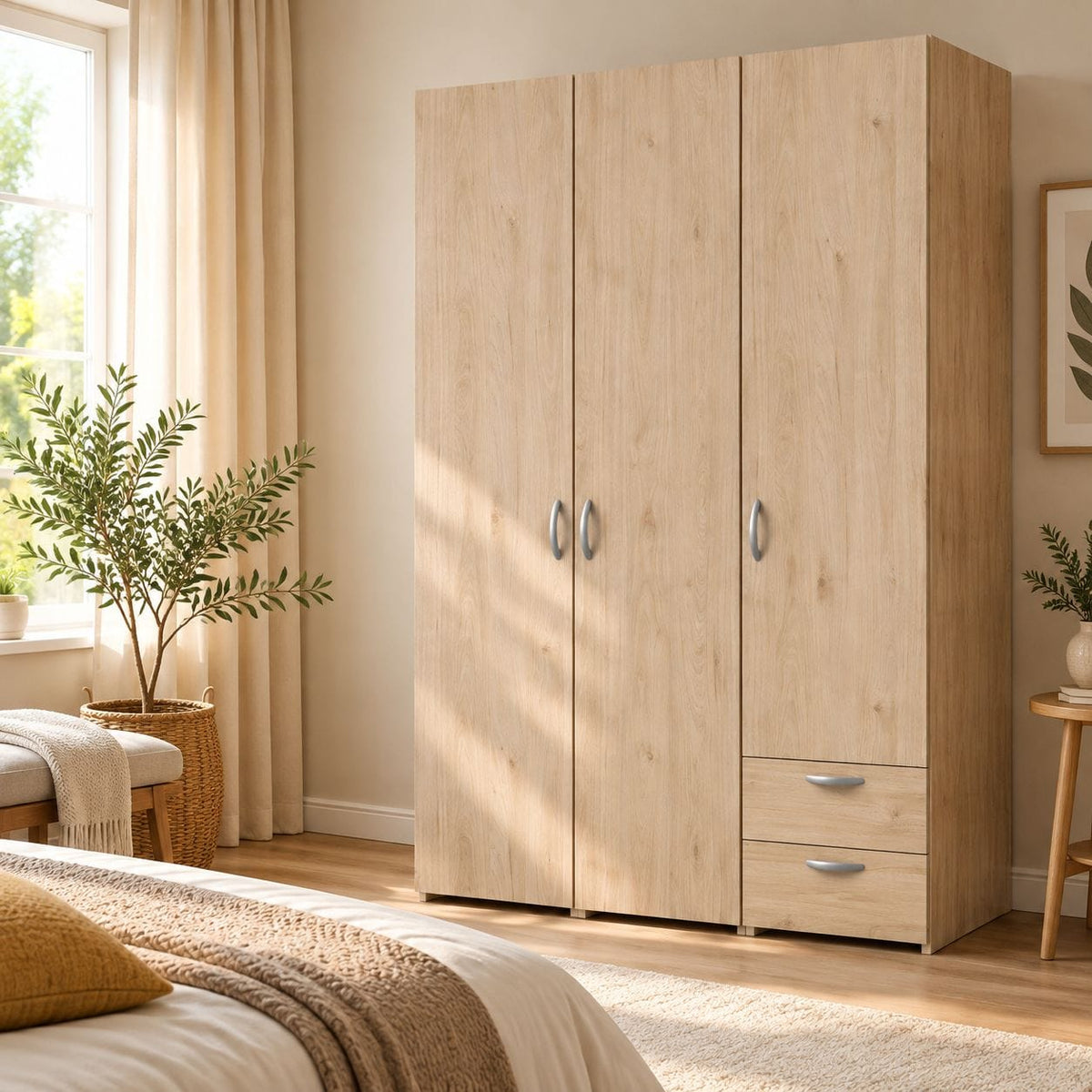 Parisot Daily 12 Kleiderschrank 120 cm Jackson Eiche