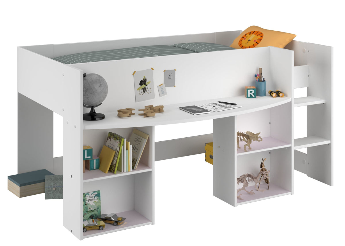 Parisot Pirouette 1 Hochbett mit Schreibtisch 90x200 cm