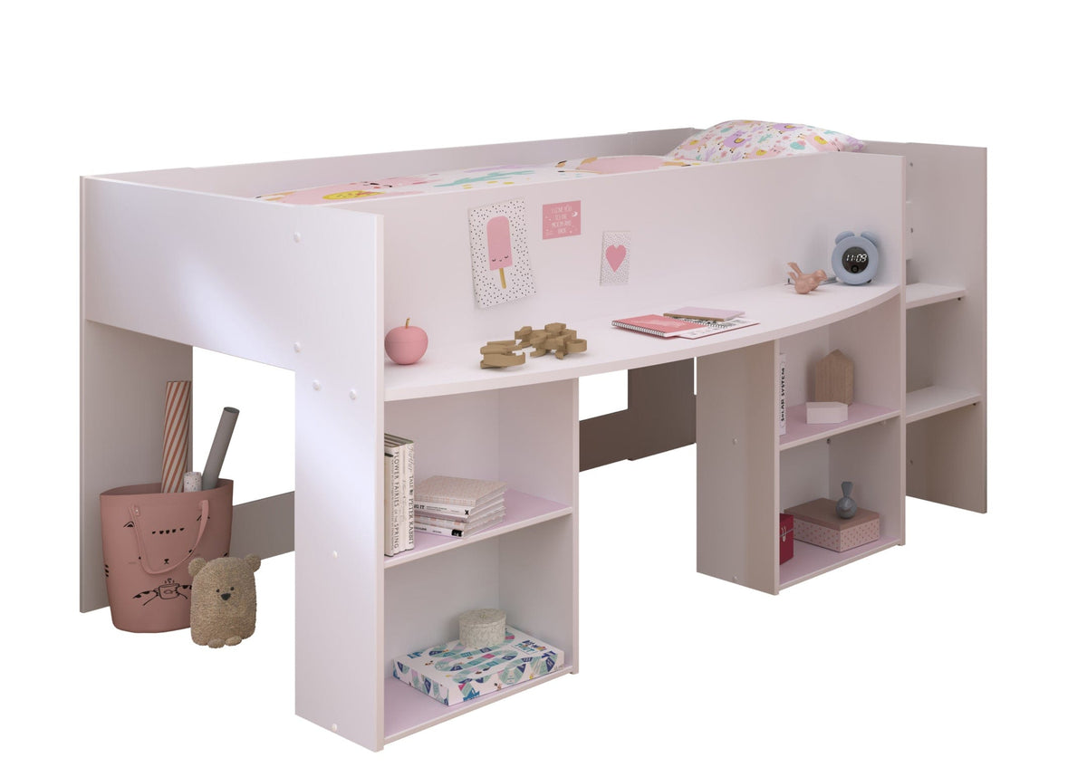 Parisot Pirouette 1 Hochbett mit Schreibtisch 90x200 cm