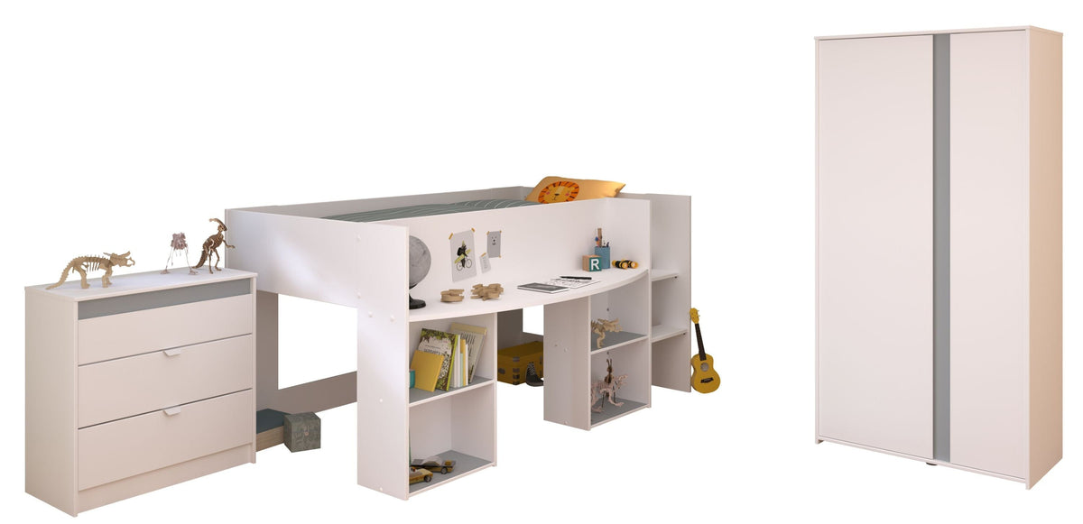 Parisot Pirouette 12 Kinderzimmer-Set 3-tlg. mit Hochbett