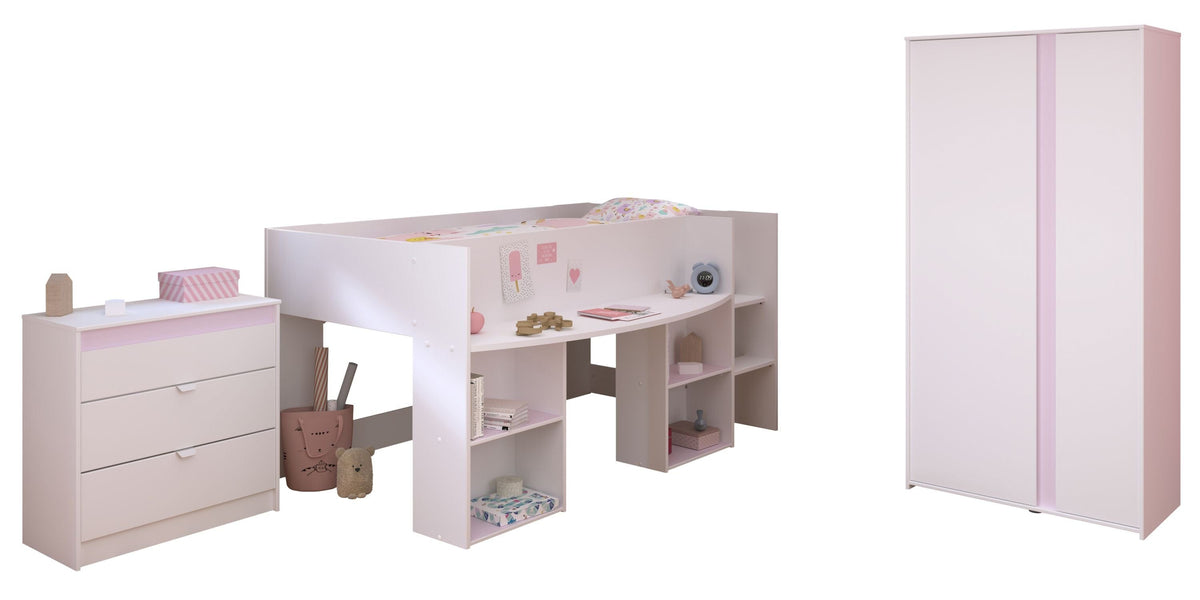 Parisot Pirouette 12 Kinderzimmer-Set 3-tlg. mit Hochbett