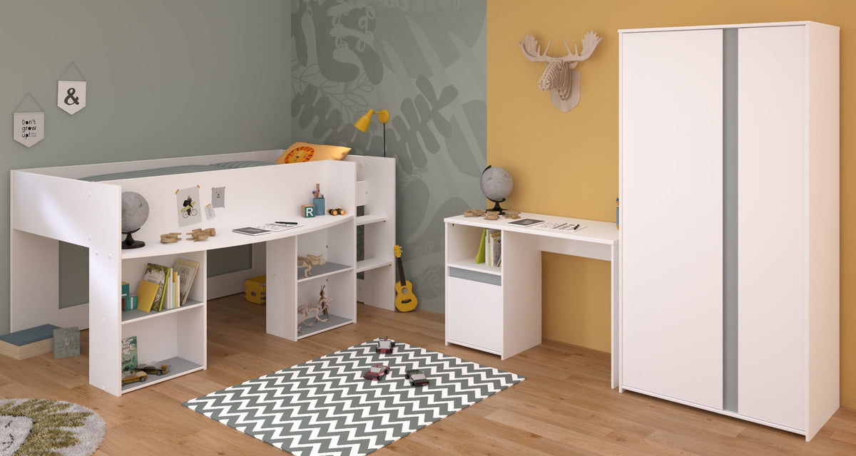 Parisot Pirouette 13 Jugendzimmer-Set 3-tlg. mit Hochbett