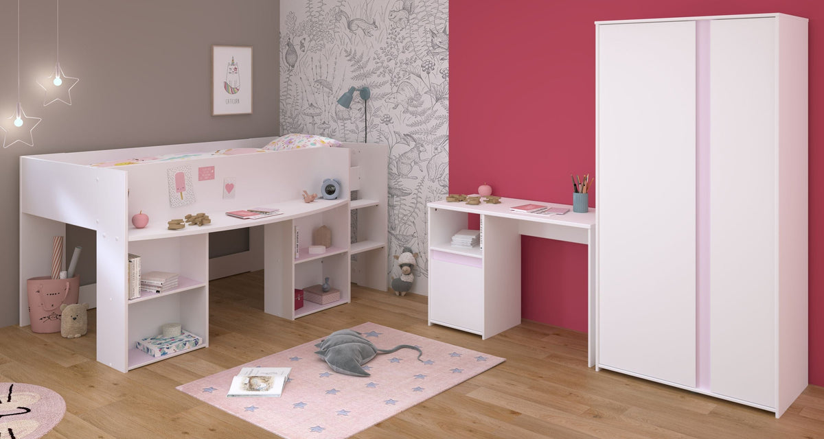 Parisot Pirouette 13 Jugendzimmer-Set 3-tlg. mit Hochbett