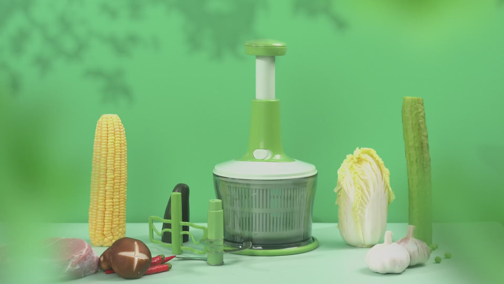 Faizee Home Chopmaster Multifunktions-Gemüseschneider – Schneiden, Hacken, Mischen & Abtropfen