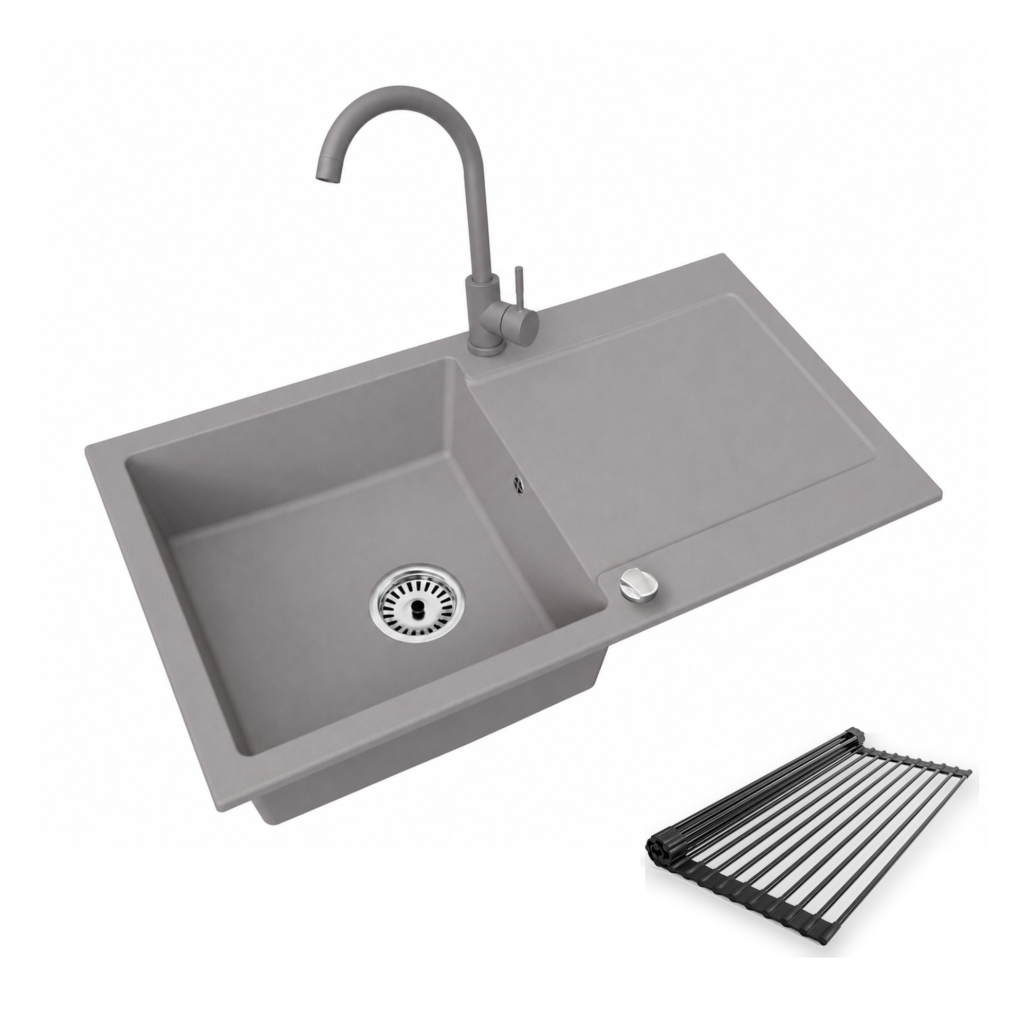 Granitspüle Element mit Armatur und wählbares Extra