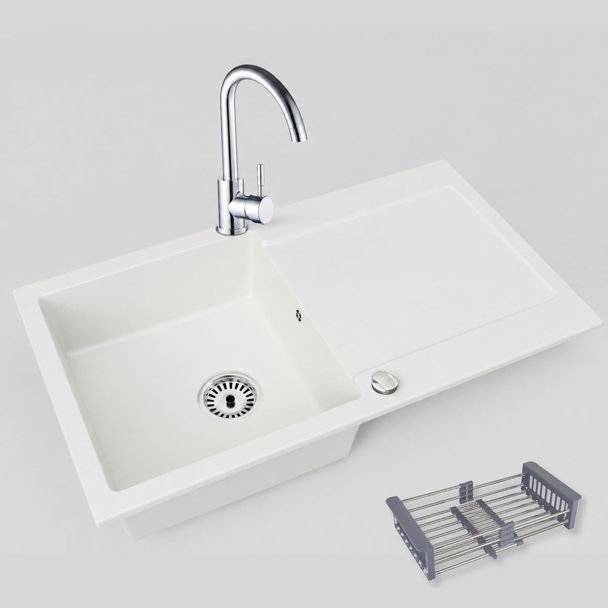 Granitspüle Element mit Armatur und wählbares Extra