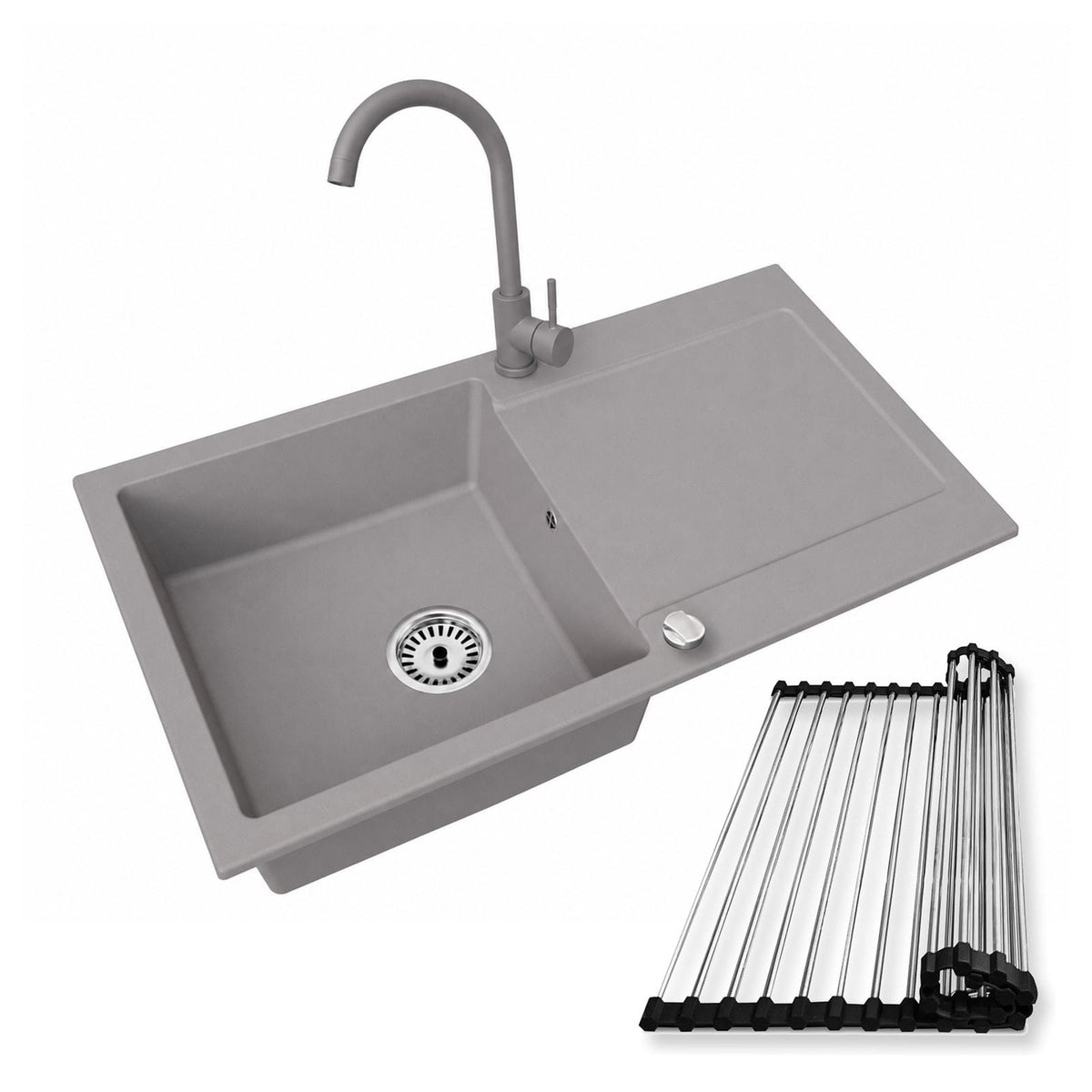 Granitspüle Element mit Armatur und wählbares Extra