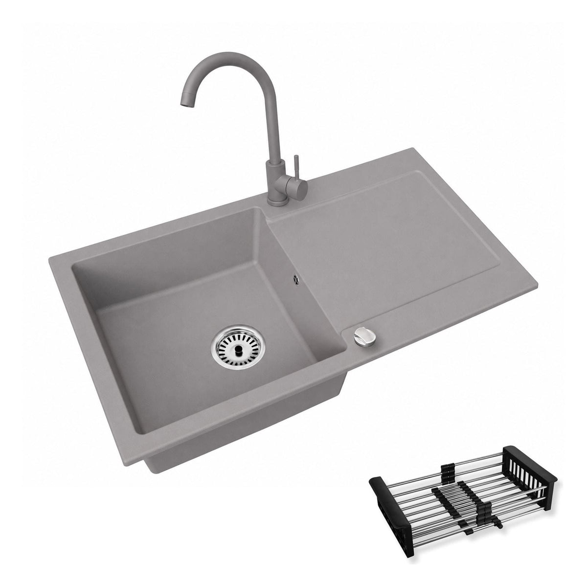 Granitspüle Element mit Armatur und wählbares Extra