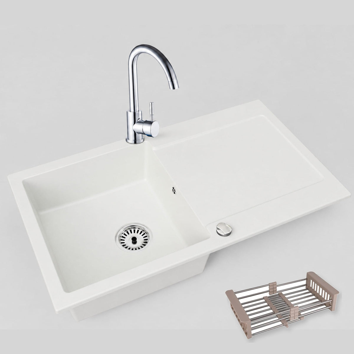 Granitspüle Element mit Armatur und wählbares Extra